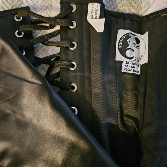 *SALE* XS NWT 20" tight lacing steel boned Corset - Picture 5 of 16
